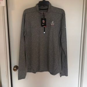 NWT Men’s Nike Dri-fit Super Bowl quarter zip
